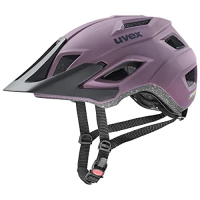 Afbeelding van uvex access lichte MTB helm voor dames en heren individueel passysteem geoptimaliseerde ventilatie plum matt 52 57 cm