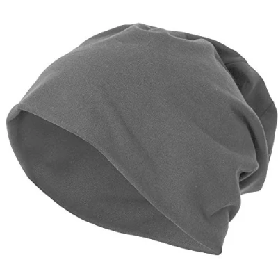 Afbeelding van Build Your Brand Unisex Jersey Beanie hoofdband, Mid Grey, One Size