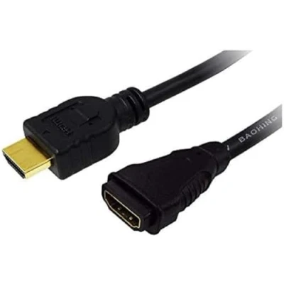 Afbeelding van LogiLink 1.4 High Speed HDMI verlengkabel 5 m Zwart