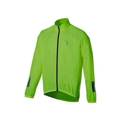 Afbeelding van BBB Cycling BaseShield Fietsjack Wielrennen Winddicht en Waterafstotend Fietsjas Voor Dames Heren Neon Geel Maat XXXL BBW 148
