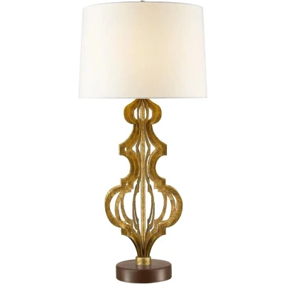 Afbeelding van Gilded Nola LED Tafellamp Octavia 1X E27 Max 60W Distressed Gold