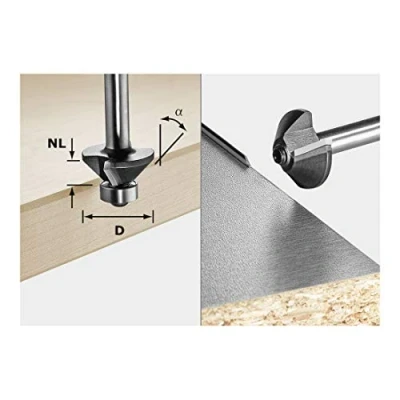 Afbeelding van Festool Accessoires Fasefrees HW S8 45 D26 KL OFK 499799