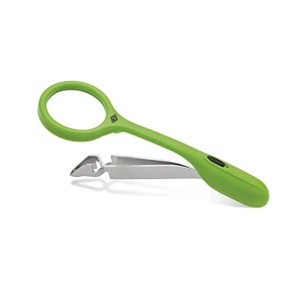 Afbeelding van Wedo 271791211 tekentang Quickex (met vergrootglas en led licht, metalen grijpboerder), groen