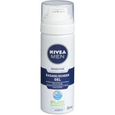 Afbeelding van 3x Nivea Men Scheergel Sensitive Mini 30 ml