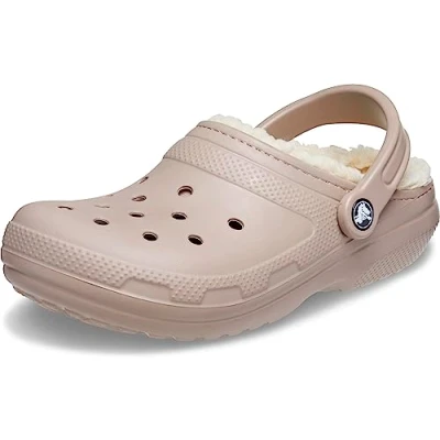 Afbeelding van Crocs Classic Lined Clog uniseks volwassene Klompen , Mushroom/Bone 41/42 EU