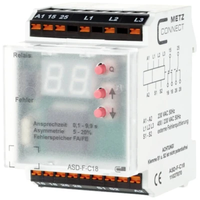 Afbeelding van Metz Connect Bewakingsrelais 230 V/AC (max) 2 wisselaars 11027070 1 st.