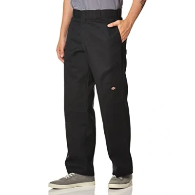 Afbeelding van Dickies Losse pasvorm werkbroek met dubbele knie voor heren, Houtskool Grijs, 28W / 30L