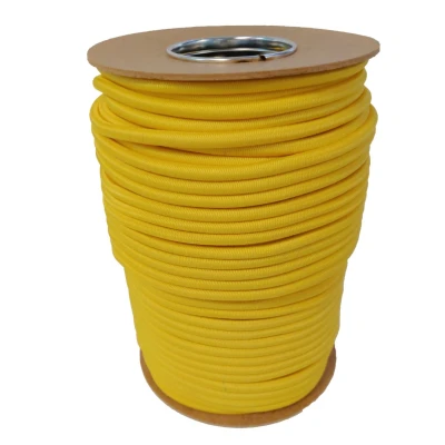 Afbeelding van 100 meter Elastisch Touw Geel 8mm elastiek op rol