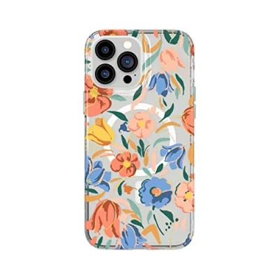 Afbeelding van tech21 Evo Art iPhone 13 Pro Max bloemenboeket compatibel met Apple Magsafe geïntegreerde beschermhoes 3,7 m bescherming tegen meerdere vallen