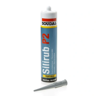Afbeelding van Soudal Silirub P2 grijs 310ml