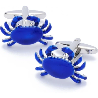 Afbeelding van Manchetknopen Krab Blauw
