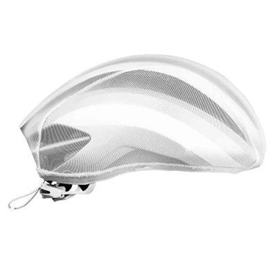 Afbeelding van GripGrab BugShield Helm Cover Helmovertrek Insecten Bescherming Fietsen Insectengaas Helmhoes Fietshelm Wit Unisex Maat One Size