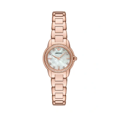 Afbeelding van Emporio Armani AR11671 Dames Horloge 26mm Goudkleurig