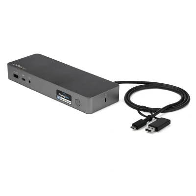 Afbeelding van StarTech.com DK30C2DPPDUE notebook dock &amp; poortreplicator USB 3.0 (3.1 Gen 1) Type C Zwart, Grijs