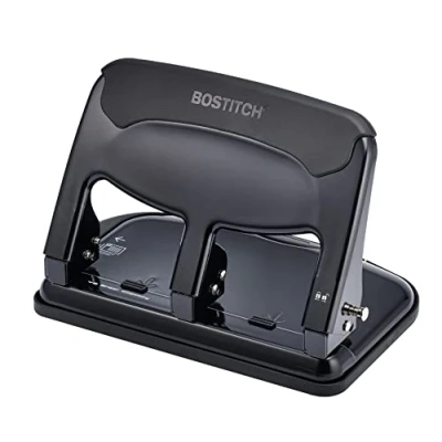 Afbeelding van Bostitch Office EZ Squeeze 40 vel 3 gaats pons, Heavy Duty, Zwart