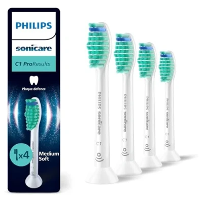 Afbeelding van Philips Sonicare C1 ProResults, originele opzetborstels ter vervanging, wit, set van 4, HX6014/87