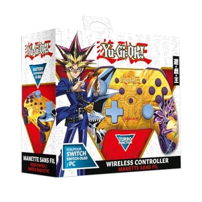 Afbeelding van Freaks and Geeks Yu Gi Oh! Draadloze controller geschikt voor Switch LED Geel