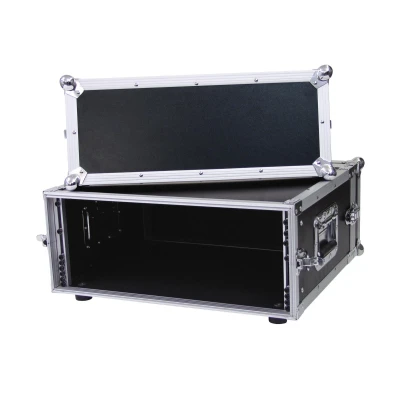 Afbeelding van Roadinger flightcase 19 inch CO DD, 4U, 38cm diep, zwart