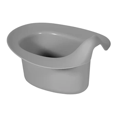 Afbeelding van Kindsgut binnenpotje, vasthoudpotje voor baby&#039;s, baby potje toilet, hoge kwaliteit en subtiele kleuren, vasthoud luiervrij, donkergrijs