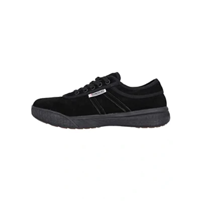 Afbeelding van Kawasaki Leap Suede Shoe K204414 es 3053 Deep Forest, damessneakers, 1001S Zwart Solid, 41 EU