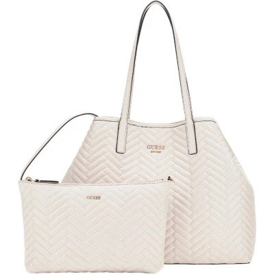 Afbeelding van Guess Shoppers Vikky Ii Large 2 in 1 Tote crème