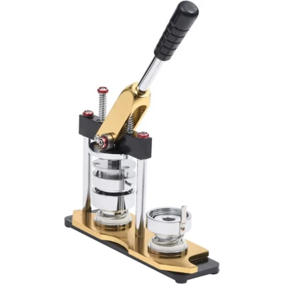 Afbeelding van vidaXL Buttonmachine met cirkelsnijder draaipunch 25 mm