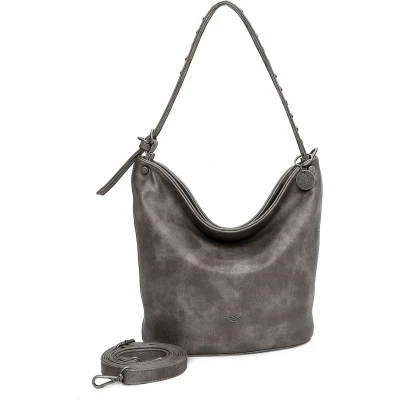 Afbeelding van Fritzi aus Preußen Schoudertas Chalk Ebbi01 Hobo Dark Stone Grijs