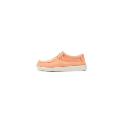 Afbeelding van WALK IN PITAS WP150 WALLABI WASHED Mocassins voor heren Platte schoenen Sneakers Slipschoenen Casual Walkinpitas Licht oranje 44