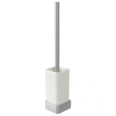 Afbeelding van Haceka aline toiletborstelset geborsteld aluminium keramiek 1208582