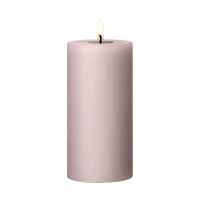 Afbeelding van Ester &amp; Erik Led Pillar kaars H15cm soft rose