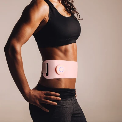 Afbeelding van Bodi tek Bt abst Shape En Tone Ii Ab Verstevigde Riem Zwart/roze