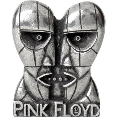 Afbeelding van Alchemy Pink Floyd Division Bell Heads Pin Zilverkleurig