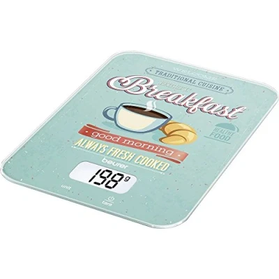 Afbeelding van Beurer KS 19 Breakfast Digitale keukenweegschaal Digitaal Weegbereik (max.): 5 kg Mint, Bont