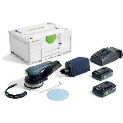 Afbeelding van Festool ETSC 2 125 4,0 I Plus Accu excenterschuurmachine Geavanceerde accutechnologie 577736