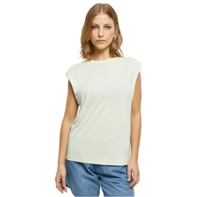 Afbeelding van Urban Classics Tshirt basic, Dames, Maat: Large, Lightmint