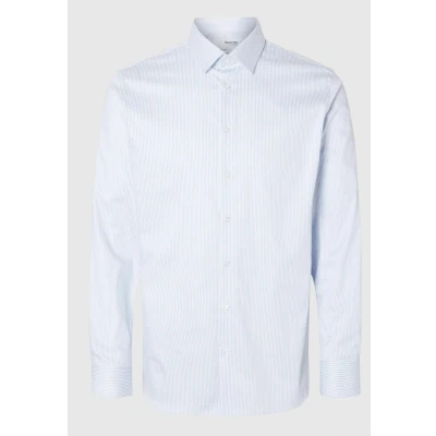 Afbeelding van Selected Homme SLIM FIT Performance NOOS Zakelijk overhemd, Heren, Maat: Large, Cashmere blue