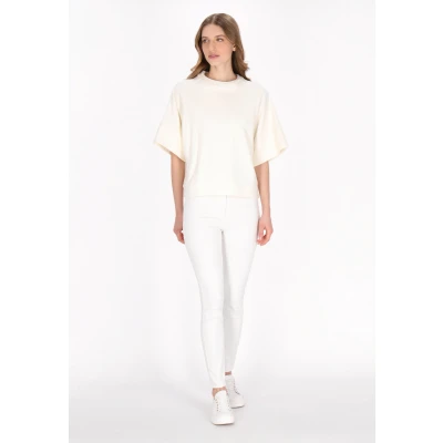 Afbeelding van DreiMaster Maritim Dames Sweatshirt XL / Off White 60% Katoen 40% Polyester