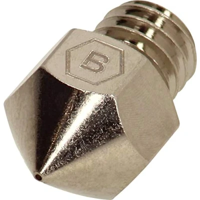 Afbeelding van BROZZL High End MK8 mondstuk Plated Copper 0,6 mm diameter voor Creality Ender 3, 3 Pro, CR 10, 10S UVM., 10102060