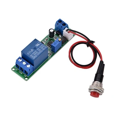 Afbeelding van DC 12V Instelbare Timer Vertraging Schakel Module Timing Relais Tijdschakelaar UIT 1 10sec