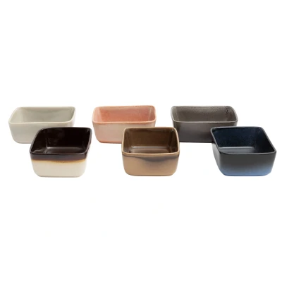 Afbeelding van Cookinglife Dipschaaltjes Earth 10 x 8 cm 6 stuks