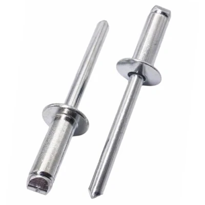 Afbeelding van SKIR&#039;CO (150 stuks) Aluminium blindklinknagels 6,0 x 16 mm, stalen doorn, popklinknagels, koepelkop, DIN 7337 klinknagels