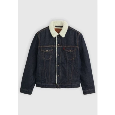 Afbeelding van LEVI&#039;S ® Tussenjas &#039;Type III Sherpa Trucker Jacket&#039; blauw denim