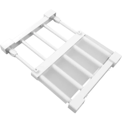 Afbeelding van Spanning Plank Uitbreidbaar, Verstelbare Organizer, Closet Organizer Rack Spijker Gratis Kast Divider Opbergrek Voor Kledingkast Kast(23 30cm)