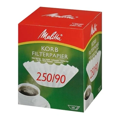 Afbeelding van Melitta Mandfilter 90, wit, 250 stuks