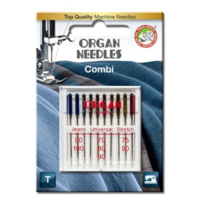 Afbeelding van Organ Needles combi box, 10 naalden, naaimachine naalden