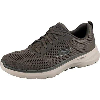 Afbeelding van Skechers Go Walk 6 Avalo 216209 TPE, Mannen, Bruin, Sneakers, maat: 44,5