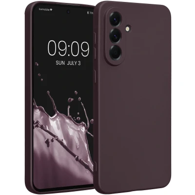 Afbeelding van kwmobile metallic telefoonhoesje van TPU geschikt voor Samsung Galaxy A56 5G Flexible case smartphone In braam
