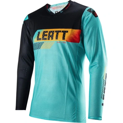 Afbeelding van Leatt 5.5 Ultraweld Contrast Motorcross jersey, zwart blauw, afmeting S voor man