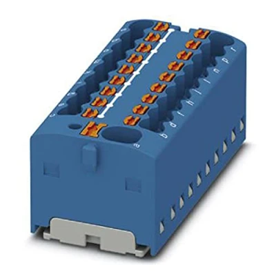 Afbeelding van Verdeelblokken PTFIX 4/18X1,5 BU Phoenix Contact Inhoud: 20 stuk(s)