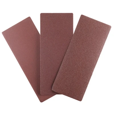 Afbeelding van Schuurstroken 1/3 vlakschuur 50PCS (alle merken) met klem, geen perfo, 230x93mm, 15x K60, K100 en 20x K150.